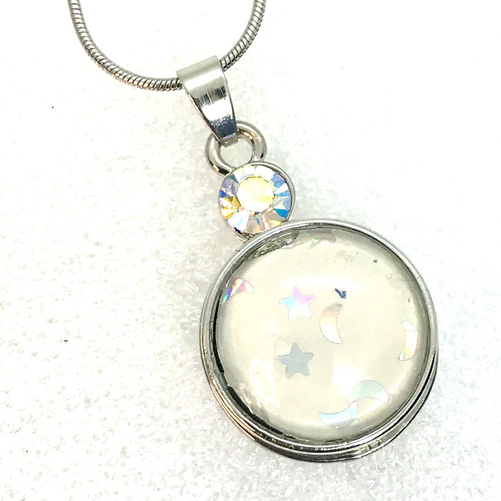 Necklace 20mm Snap Jewelry Stainless Steel SN20